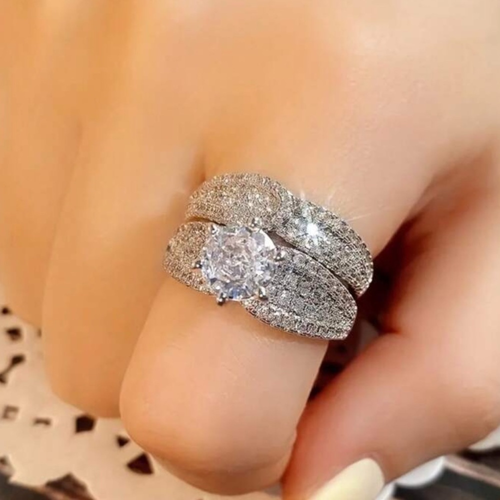BRIDAL WEDDING RING - Picture 2 of 4